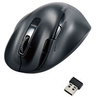 ワイヤレスマウス Bluetooth/無線2.4GHz 静音 8ボタン XL 充電式 M-XGXL50MBSKBK エレコム 1個（直送品）