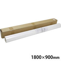 エス・エス・ティー ホワイトボードシート 1800×900 粘着シール仕様 透明 621001 1枚