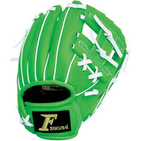 FALCON（ファルコン） 野球 ソフトボール グラブ 幼児用 軟式グラブ グリーン FG1008 1セット(1個入)（直送品）