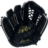 FALCON（ファルコン） 野球 ソフトボール グラブ 少年中学年用 オールラウンド ブラック FG2355 1セット(1個入)（直送品）