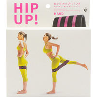 サクライ貿易 トレーニング器具 ヒップアップバンド ブラック×ピンク 54157 1セット(1個入)