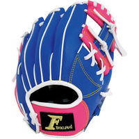FALCON（ファルコン） 野球 ソフトボール グラブ 少年低学年用 ブルー×ピンク FG1202 1セット(1個入)（直送品）