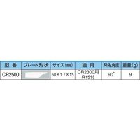 ノガ・ウォーターズ 凹形セラミックブレード CR2500 1ケ（直送品）