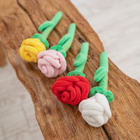 白いバラ 1個 犬用 おもちゃ アルクロース