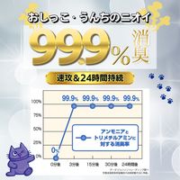 （数量限定）天然成分 消臭剤 ネコのフン・オシッコ臭専用 超特大 詰め替え用 約3.7回分 800ml 1袋 アース・ペット