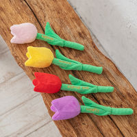 赤いチューリップ 1個 犬用 おもちゃ アルクロース