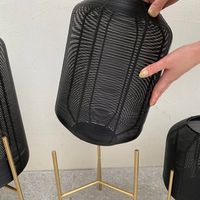 杉田エース CLOVERアイアンキャンドルホルダー w/スタンド H48 CYG956150 1枚（直送品）