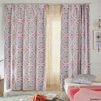 スミノエ プリンセス カーテン ディズニー マジックランプ 1900×2250mm ピンク １セット(2枚入)（直送品）