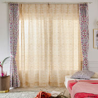 スミノエ プリンセス レースカーテン ディズニー マジックランプボイル 2100×1640mm ホワイト １セット(2枚入)（直送品）