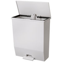 リス 通路で使えるペダルダストボックス45L グレー GPRB053 1台