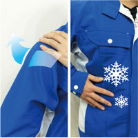 アンドレスケッティ A-5080  半袖ブルゾン S ブルー コーコス信岡 1着（直送品）