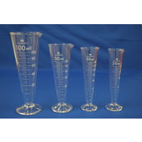 松吉医科器械 ミヤハラ液量計(円錐型)白目盛 00872986 1本（直送品）