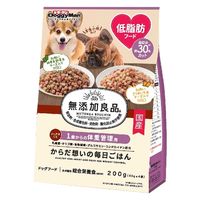 ドギーマンハヤシ 無添加良品 からだ想いの毎日ごはん 体重管理用 国産 200g（50g×4袋）3袋 ドッグフード ドライ