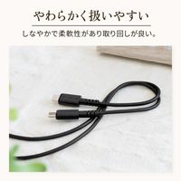 USB Type-Cケーブル 1.2m PD60W充電 USB-C[オス]-USB-C[オス] ブラック 1本 オウルテック