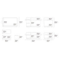 ライクイット スタックアップコンテナー53（インナーボックスセット） ブラック STC-01S 1個