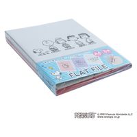 ナカバヤシ フラットファイル A4タテ ピーナッツ B柄 FF-J8031-3PB 1セット（15冊：3冊×5）