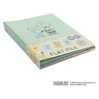 ナカバヤシ フラットファイル A4タテ ピーナッツ A柄 FF-J8031-3PA 1セット（15冊：3冊×5）