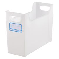 ナカバヤシ 置き勉ファイルボックスA4 ホワイト FBS-E04W 1セット(5個)