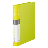 キングジム シンプリーズ クリアーファイル A4タテ 差替式 25ポケット 黄緑 138SPW-YG 1セット（10冊）