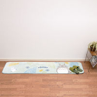 センコー となりのトトロ 森のパズル ふんわり柔らかマット 約50×180cm グリーン TOI230501 1枚（直送品）