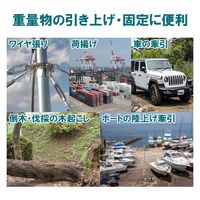 ベストアンサー パワーウインチ 2t diy-059 1台（直送品）