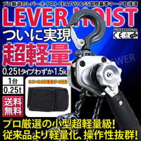 ベストアンサー レバーホイスト 0.25t VM 4台セット lh-004-4p 1セット(4台入)（直送品）