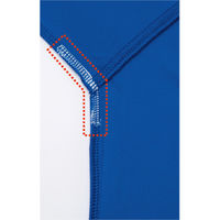 コーコス信岡 半袖ポロシャツ（胸ポケット付き） ブルー L アンドレS AS-1657 脇消臭テープ 1着