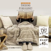 電響社 どこでもあったかブランケット ベージュ DAB-B11M-BE 1点