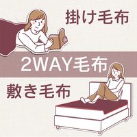 電響社 電気掛敷毛布 ブラウン DM-Y13FKSN-BR 1点