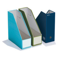 コクヨ ファイルボックス<NEOS> (スタンドタイプ)ネイビー フ-NEL450DB 1冊（わけあり品）