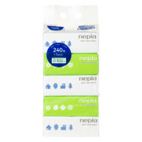 ティッシュペーパー 240組（5個入）nepiaソフトパックティシュー 1セット（16パック）王子ネピア