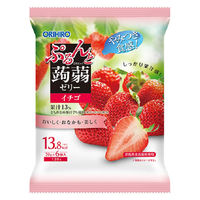 ぷるんと蒟蒻ゼリーパウチイチゴ 3個 オリヒロプランデュ