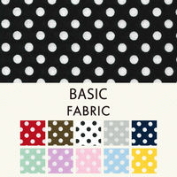 清原 生地 シーチングドットプリント(大) BF-002 LBL 1巻(10M)（直送品）