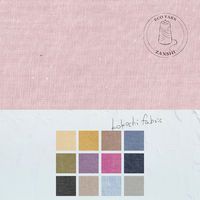 清原 生地 残糸先染めシャンブレー ココチファブリック KOF-51 LBE 1巻(10M)（直送品）