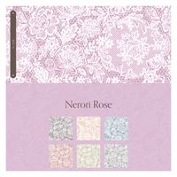 清原 生地 綿サテン キルト ロマンティックレース ネロリローズ NRF-02Q GRY 1巻（7M）（直送品）