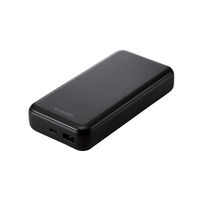 モバイルバッテリー 大容量 USB-C×1 USB-A×1 最大 20W 20000mAh EC-C07BK エレコム 1個（直送品）