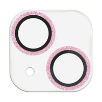 iPhone15/15Plus カメラカバー ガラス 強化ガラス ピンクゴールド PM-A23AFLLP1PGG エレコム 1個（直送品）