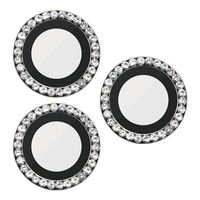 iPhone15Pro/15ProMax カメラフィルム 強化ガラス シルバー PM-A23CFLLGRSV エレコム 1個（直送品）