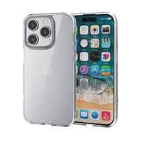 iPhone15 Pro ケース ハイブリッド 衝撃吸収 黄変防止 クリア PM-A23CHVCK2CR エレコム 1個