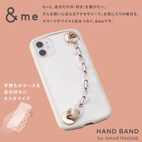 スマホストラップ キーリングハンガー チェーン 落下防止 長さ調整可能 クリア P-STKHCHMCR エレコム 1個（直送品）