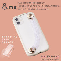 スマホストラップ キーリングハンガー チェーン フラット 落下防止 長さ調整可能 クリア P-STKHCHSCR エレコム 1個（直送品）