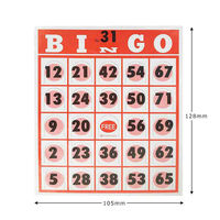 ハナヤマ 大判 ビンゴカード 30枚入り 84024 1セット(1個×10)