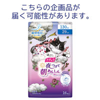 ナチュラ夜つけて朝あんしん 吸水パッド   130cc 29CM 16枚:（1パック×16枚入）エリエール 大王製紙