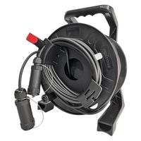 サンワサプライ ドラム付き光ファイバHDMIケーブル(8K対応・ブラック・30m) KM-HD20-UFBD30 1本（直送品）