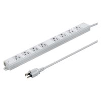 サンワサプライ 工事物件タップ(3P・8個口・3m) TAP-KS8N-3 1本