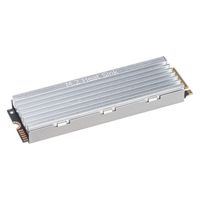 サンワサプライ M.2 SSD用ヒートシンク 両面実装対応(シルバー) TK-HM6S 1個（直送品）