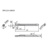 京セラ（株） チップ　超硬　旋削用 EZBR025020-005NB GW05 1セット(2個入)（直送品）