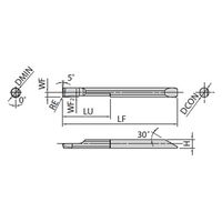 京セラ（株） チップ　ＰＶＤコーティング　旋削用 EZBR030030HP-015F PR1725 1セット(2個入)（直送品）