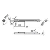 京セラ（株） チップ　ＰＶＤコーティング　旋削用 EZBR045040ST-015F PR1725 1セット(2個入)（直送品）