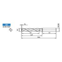 京セラ（株） ソリッドドリル　Ｇ KDA0560X05S060N 1個（直送品）